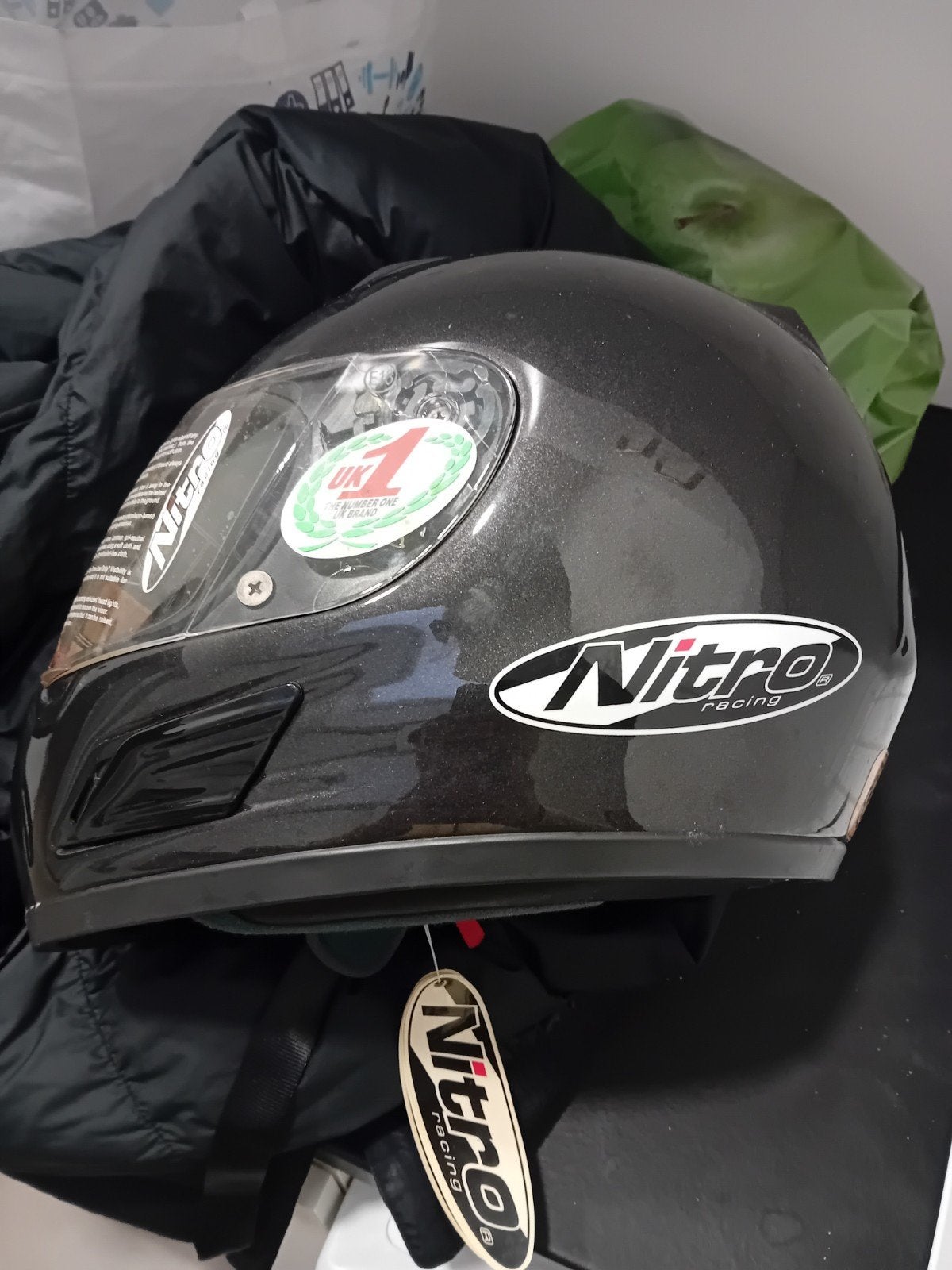 Casque intégral impeccable neuf XXL, Enlèvement