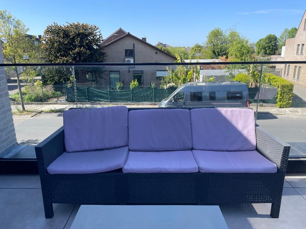 Lounge terras, Tuin en Terras, Tuinsets en Loungesets, Ophalen, 5 zitplaatsen, Kunststof, Gebruikt