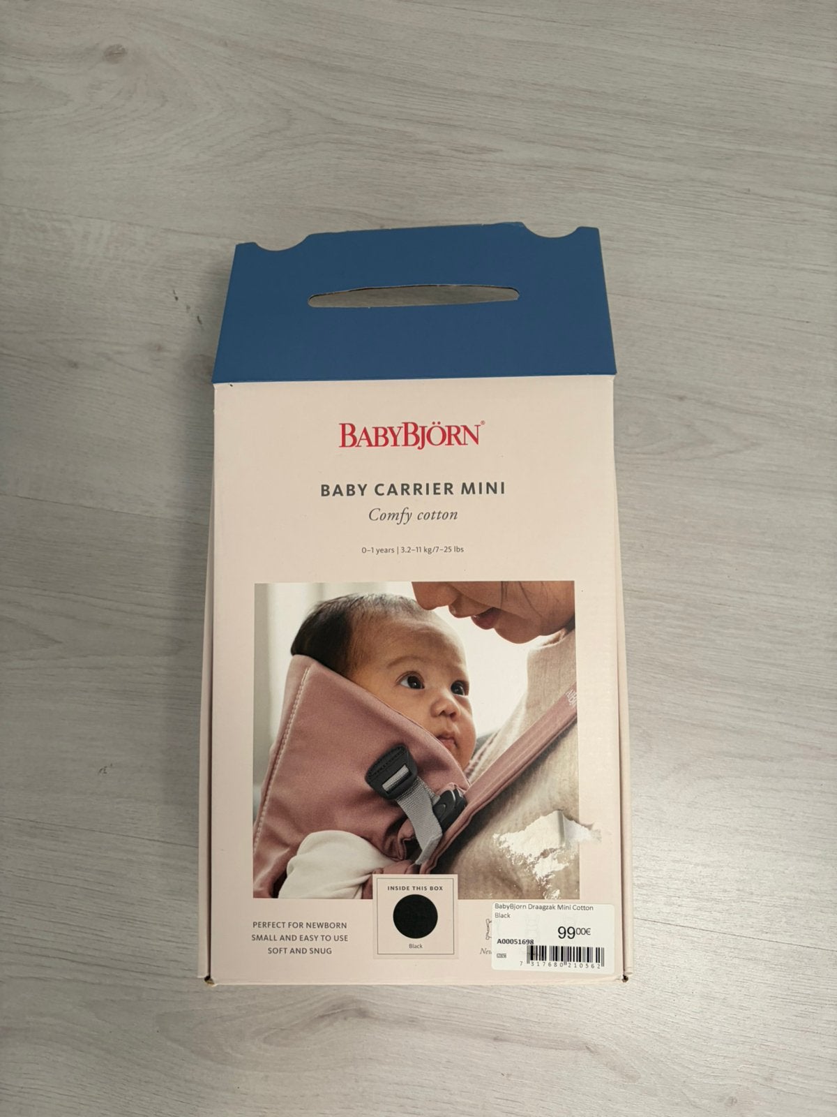 Draagzak babybjorn, Kinderen en Baby's, Babydragers en Draagdoeken, Ophalen, Zo goed als nieuw, Draagzak