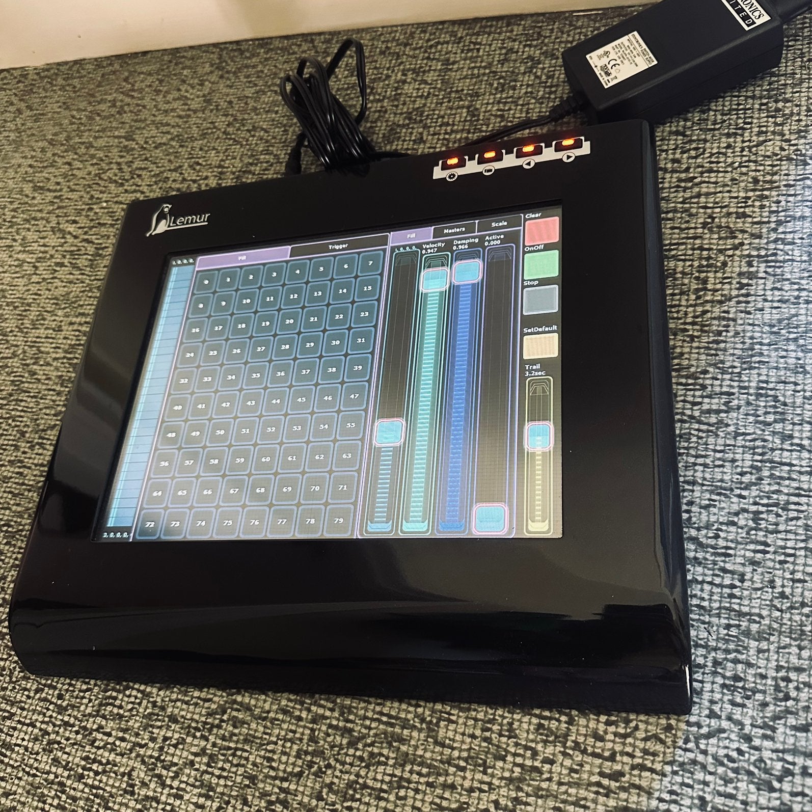 Jazzmutant Lemur MIDI/OSC touchpad controller, Muziek en Instrumenten, Ophalen of Verzenden, Zo goed als nieuw
