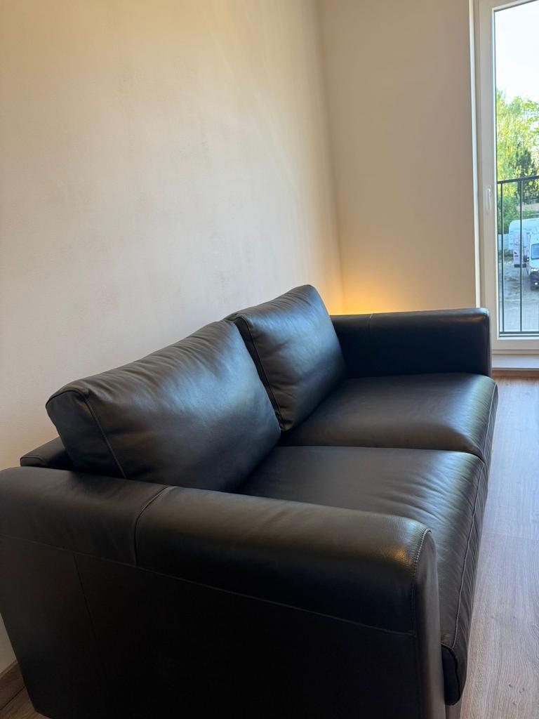 VIMLE 2-zitsbank, Huis en Inrichting, Ophalen, Zo goed als nieuw, Leer