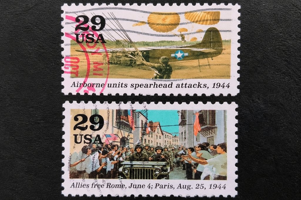 USA 1994 - Wereldoorlog II - 1944, Postzegels en Munten, Verzenden, Gestempeld, Noord-Amerika