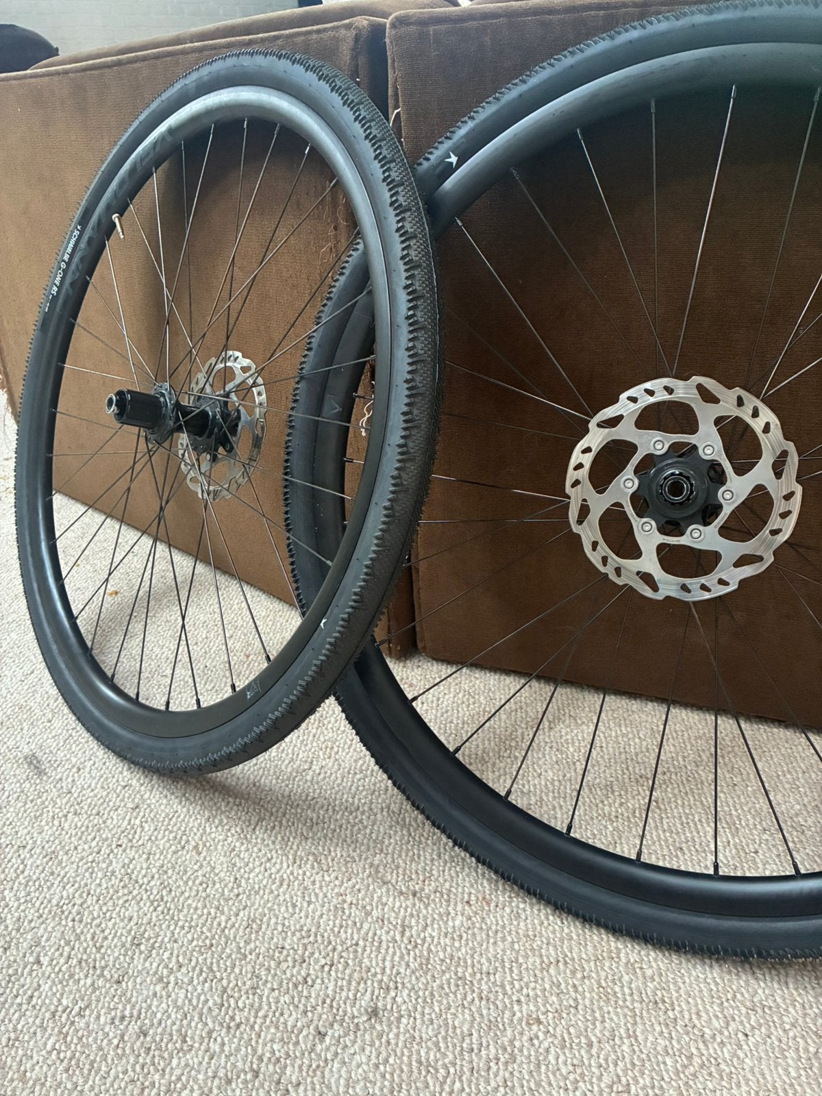 Roues disc Velomann GD24, Fietsen en Brommers, Fietsonderdelen, Gebruikt, Gravelbike, Aluminium, Ophalen