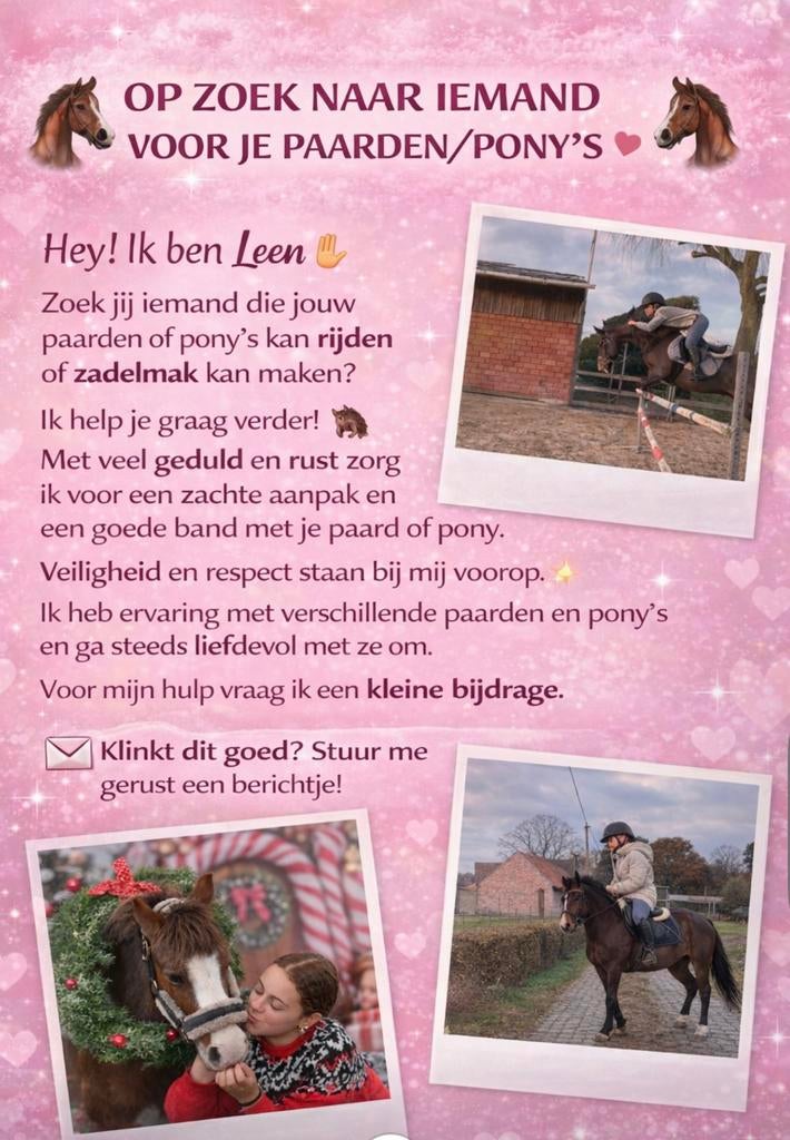 Paarden doorrijden/ Zadelmak maken, Zadelmak