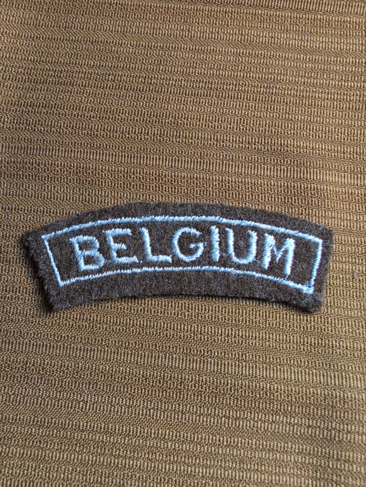 Belgium schouder badge 1944-45, Ophalen of Verzenden