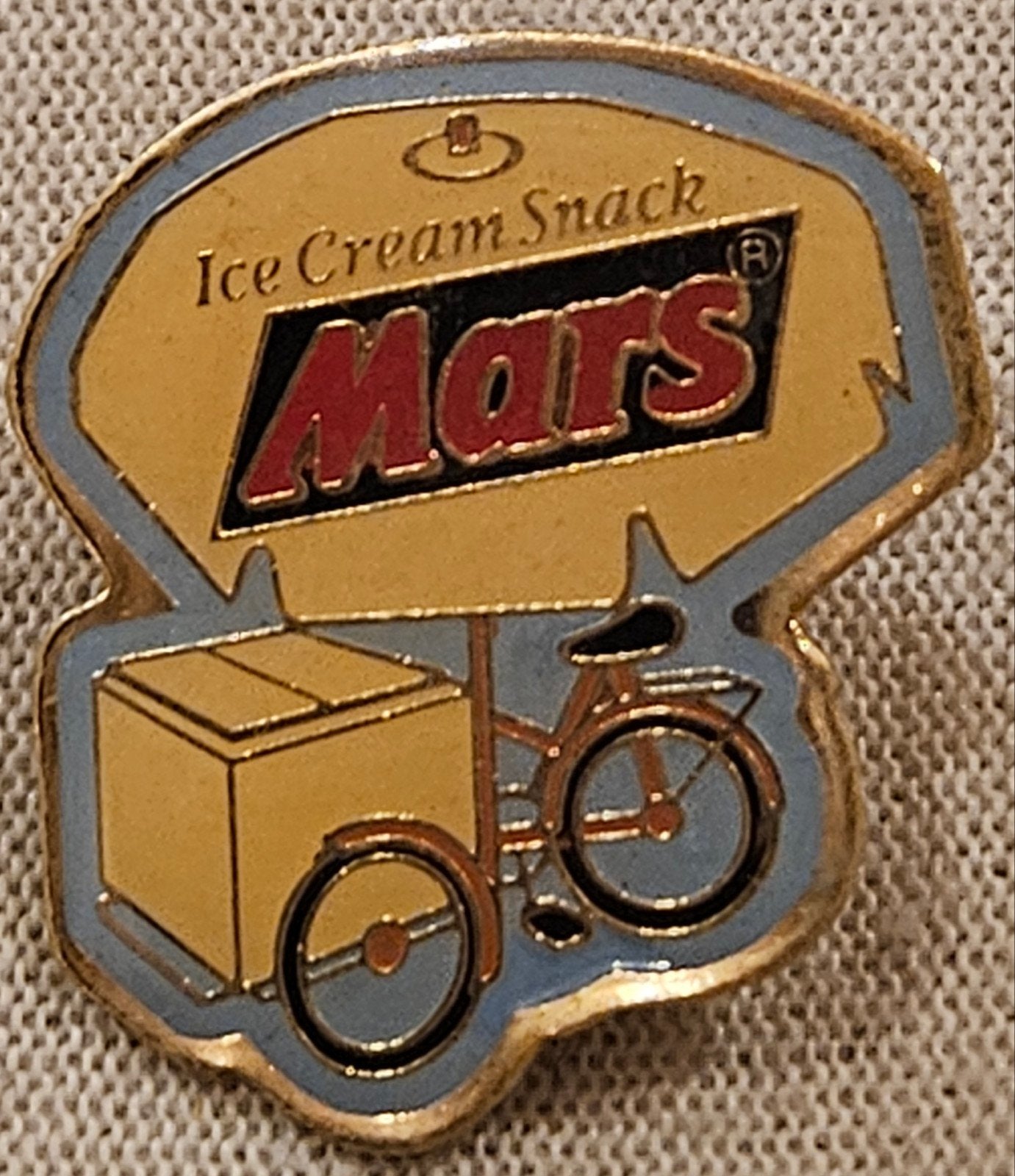 Camion de crème glacée Mars Vintage Pin, Collections, Enlèvement ou Envoi