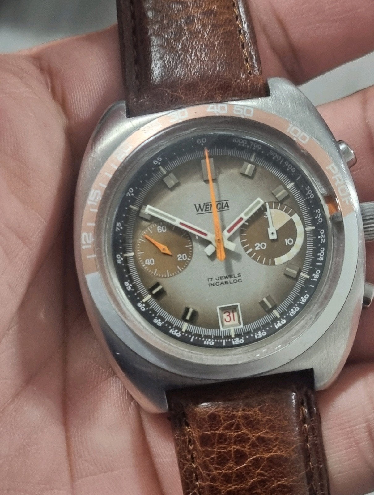 Zeldzame chrono Wencia, Ophalen of Verzenden