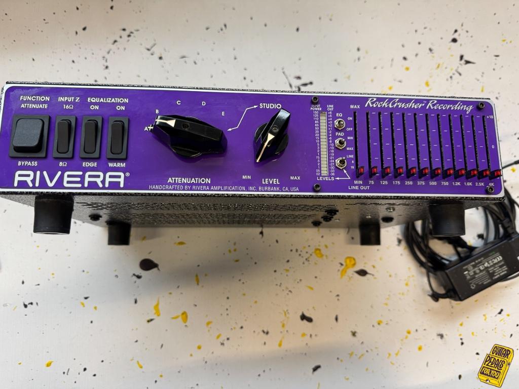 Rivera RockCrusher Recording, Muziek en Instrumenten, Ophalen of Verzenden, Zo goed als nieuw, Equalizer
