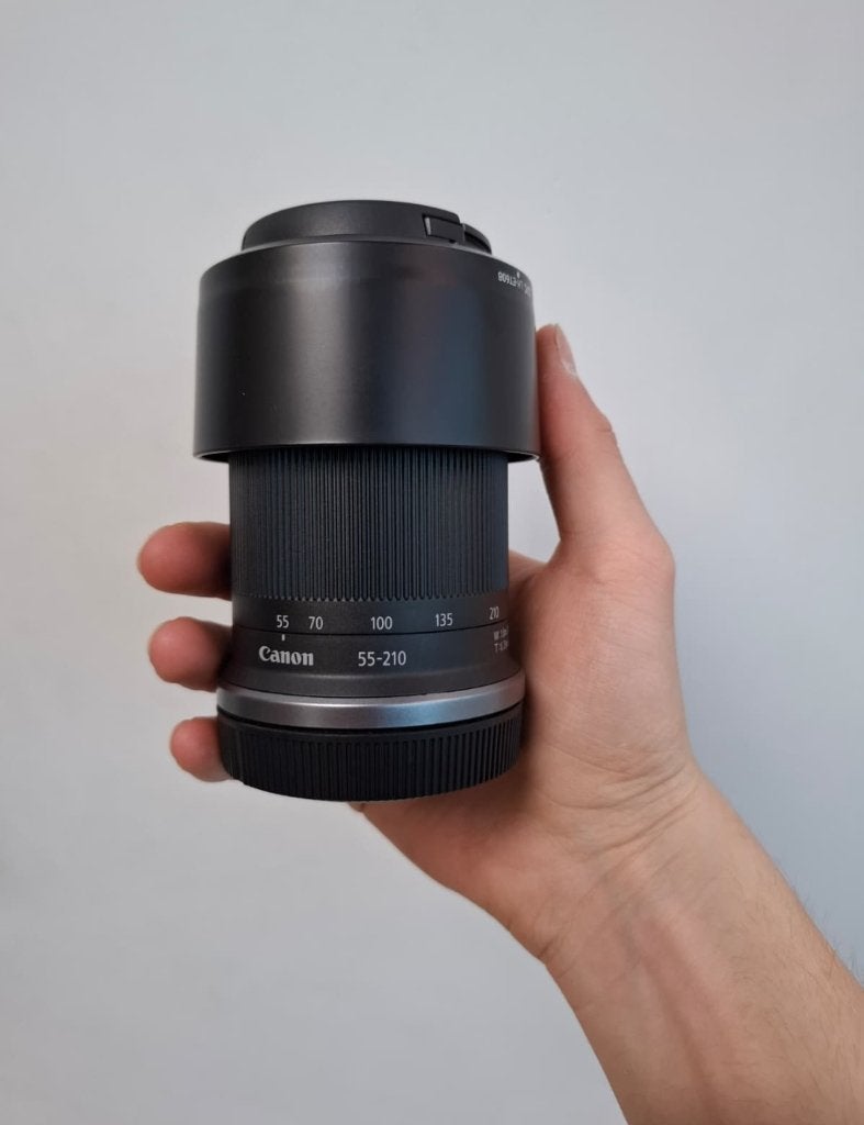Canon RF-S 55-210mm f/5-7.1 IS STM, Audio, Tv en Foto, Canon, Nieuw, Canon RF, Telelens