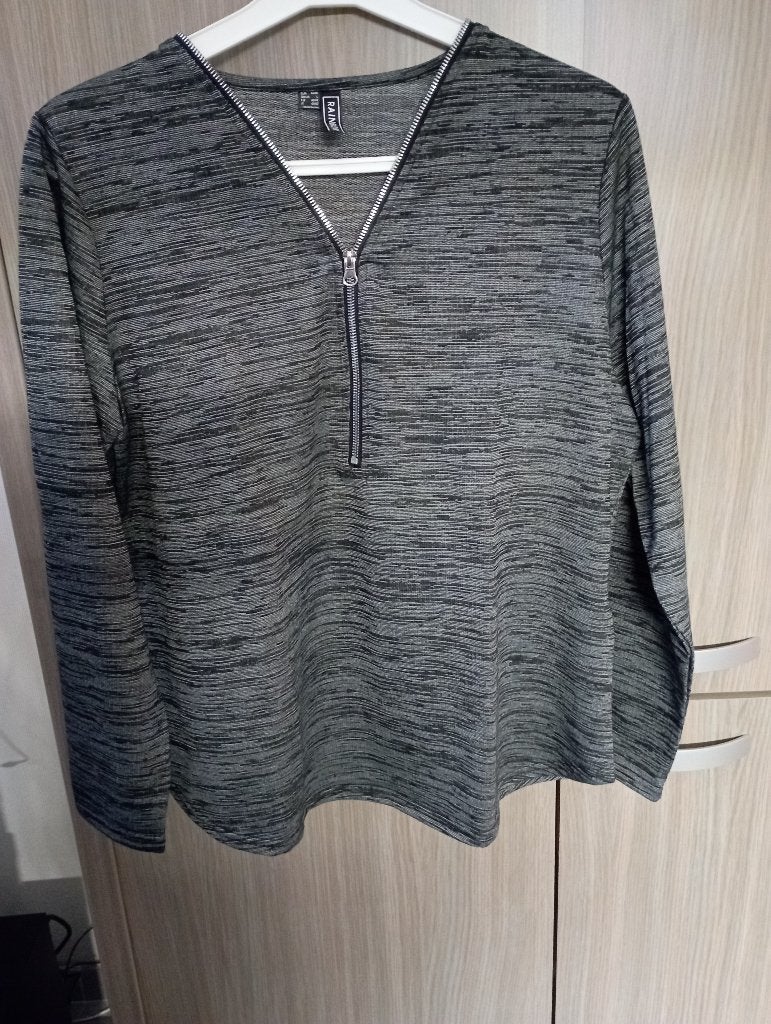grijs gevlamde longsleeve BONPRIX mt 44 - 46 NIEUW, Kleding | Dames, Bonprix, Maat 42/44 (L), Nieuw, Ophalen of Verzenden