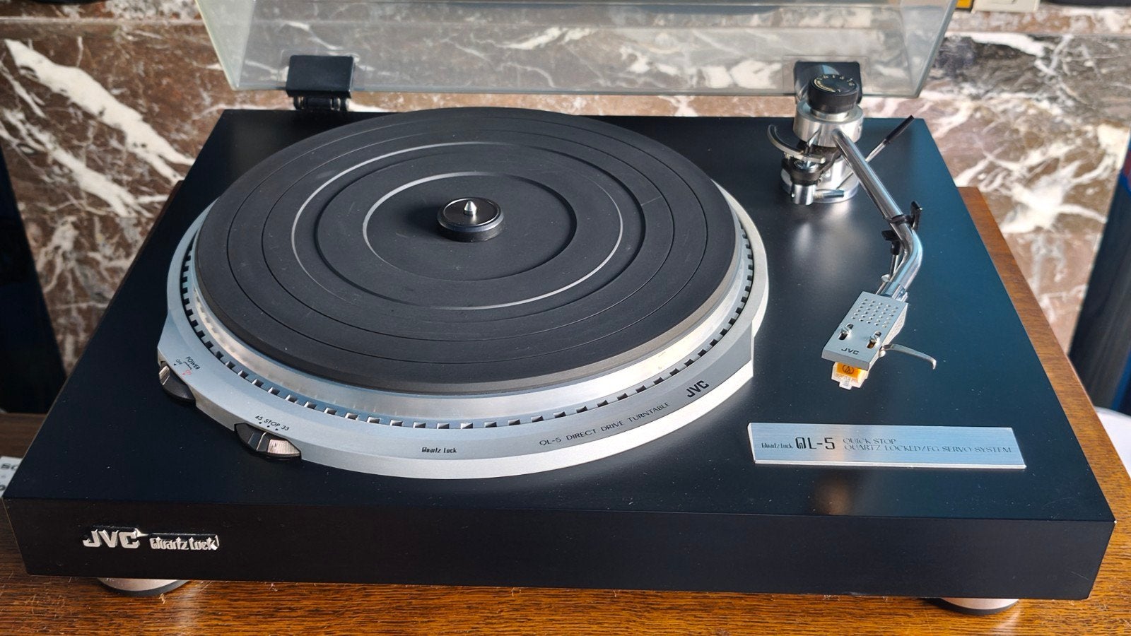JVC QL-5 Quartz-Locked Direct-Drive, Audio, Tv en Foto, Ophalen
