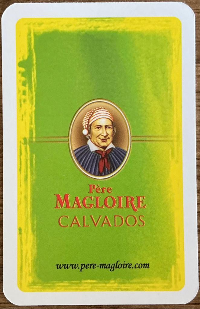 Speelkaart CALVADOS/PÈRE MAGLOIRE, Verzamelen, Speelkaarten, Jokers en Kwartetten, Ophalen of Verzenden, Zo goed als nieuw, Speelkaart(en)