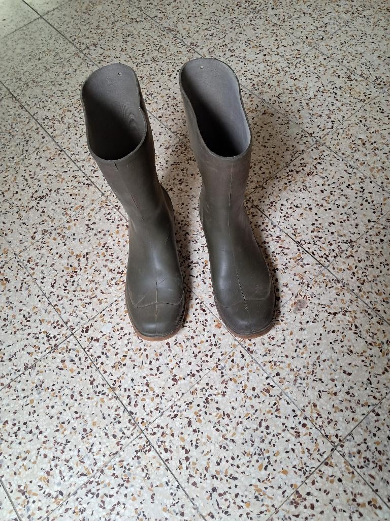 bottes - bottes de jardin - bottes en caoutchouc taille 45, Jardin & Terrasse, Vêtements de travail, Enlèvement ou Envoi, Utilisé