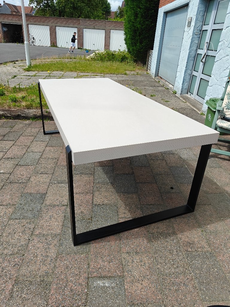Eetkamertafel, Huis en Inrichting, Tafels | Eettafels, Ophalen, 200 cm of meer, 50 tot 100 cm, Zo goed als nieuw