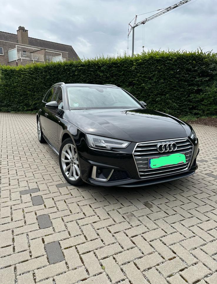 Audi A4 Avant S-line, Auto's, Audi, A4, Zwart, Particulier, Dealer onderhouden
