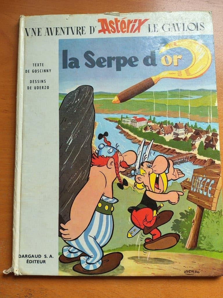 Astérix La Serpe de Noir, Une BD, Envoi, Utilisé