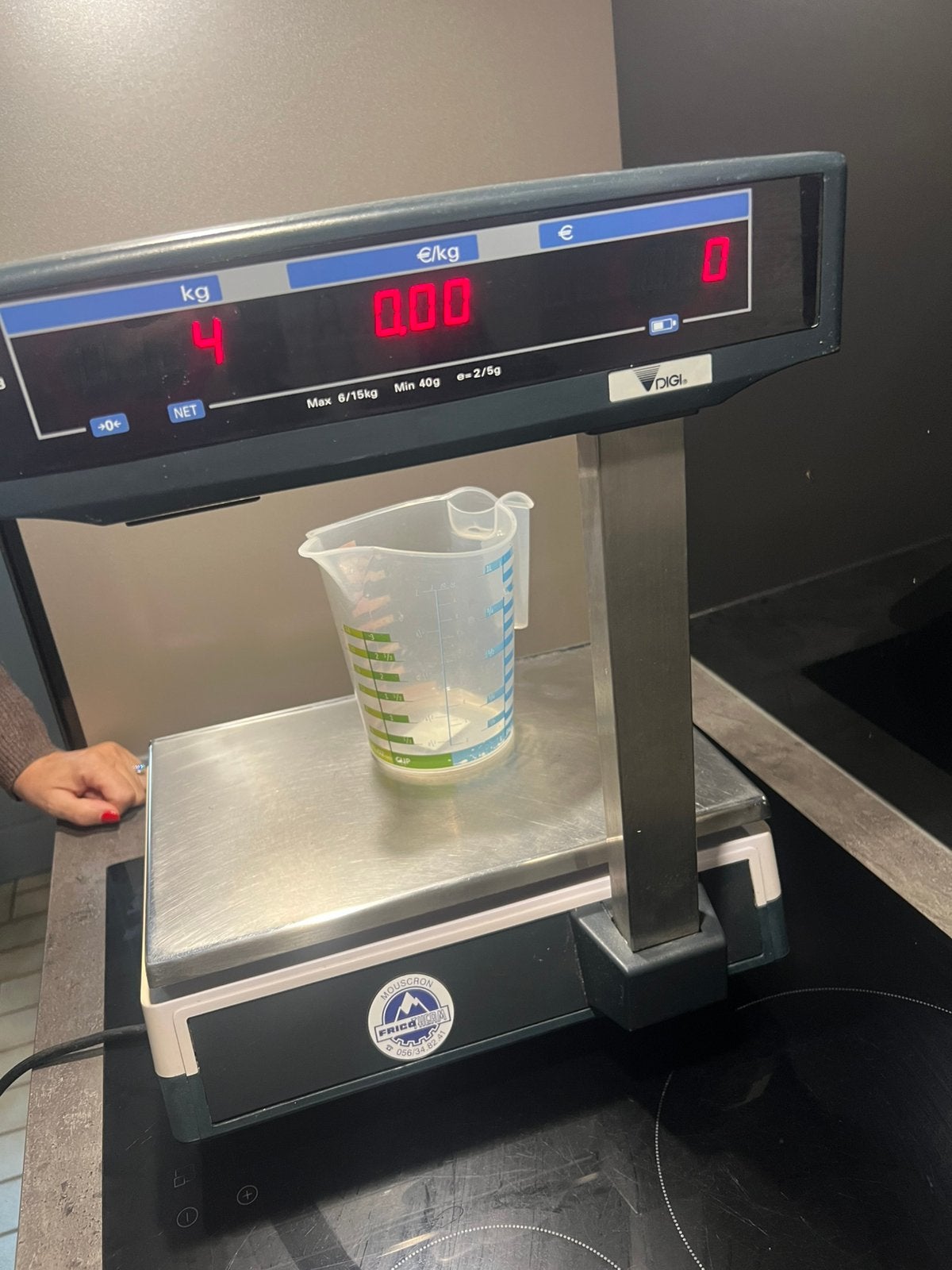 Handelsbalans, Elektronische apparatuur, Ophalen, Gebruikt, Winkelweegschaal, 1 tot 500 gram