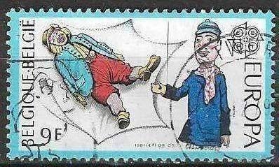 Belgique 1981 - Yvert/OBP 2006 - Europe - Legends (ST), Envoi, Affranchi, Oblitéré, Europe