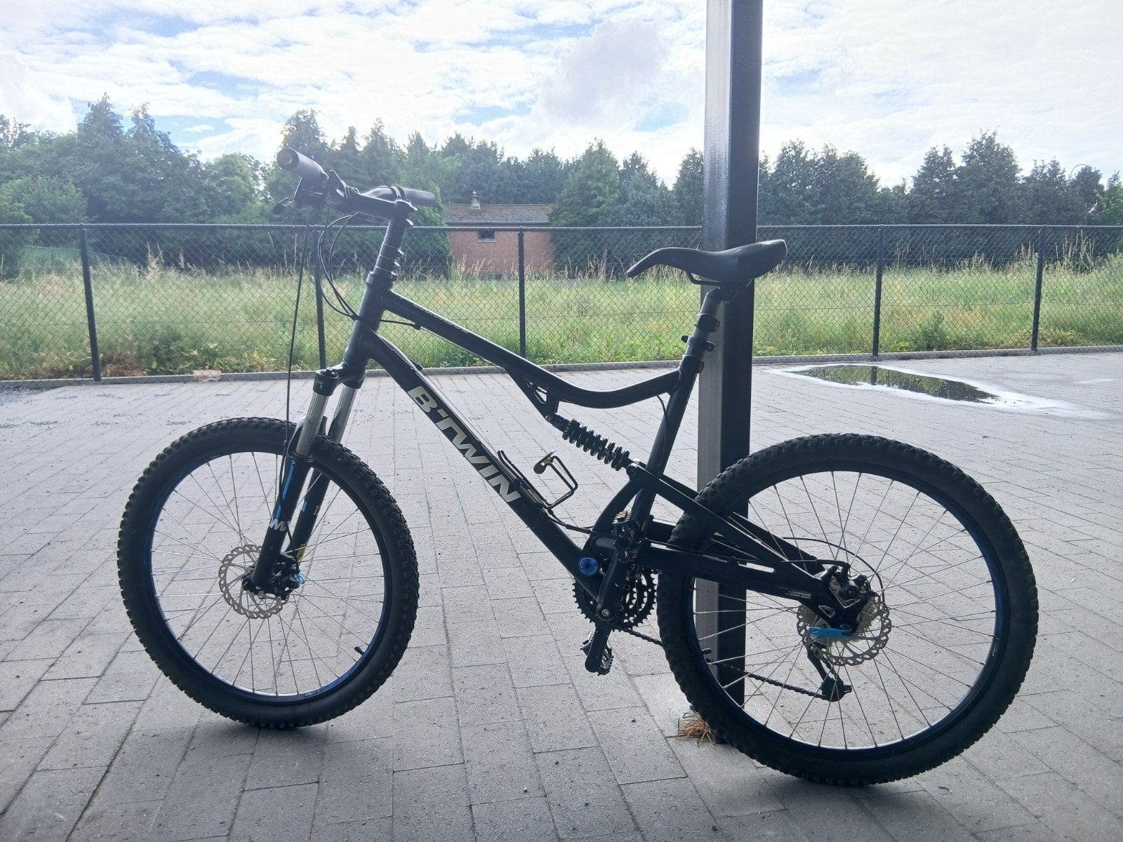 Mountainbike rockrider full suspension, Fietsen en Brommers, Fietsen | Mountainbikes en ATB, Gebruikt, Schijfrem, Ophalen, Overige merken