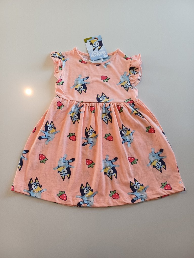 NIEUW jurk 'Bluey' maat 98 Kik, Kinderen en Baby's, Ophalen of Verzenden, Nieuw, Meisje, Jurk of Rok