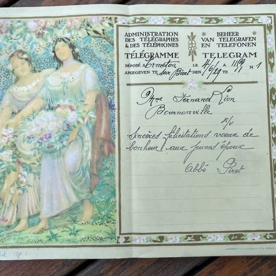 Lot de 112 télégrammes de 1929, Collections, Enlèvement ou Envoi, Autres types