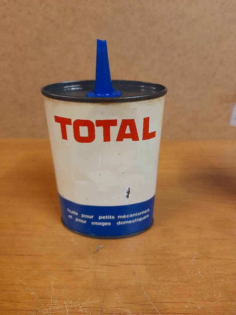 ancienne burette huile vide total, Enlèvement ou Envoi, Utilisé, Autres types