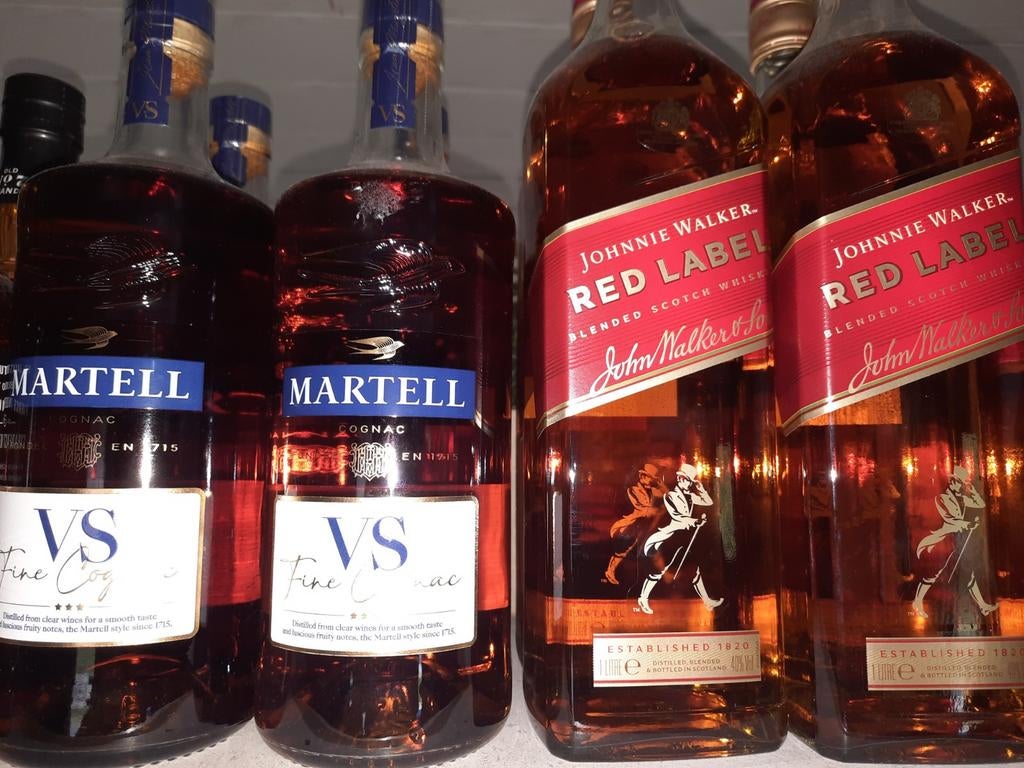 Martell johnny-walker, Verzamelen, Ophalen of Verzenden