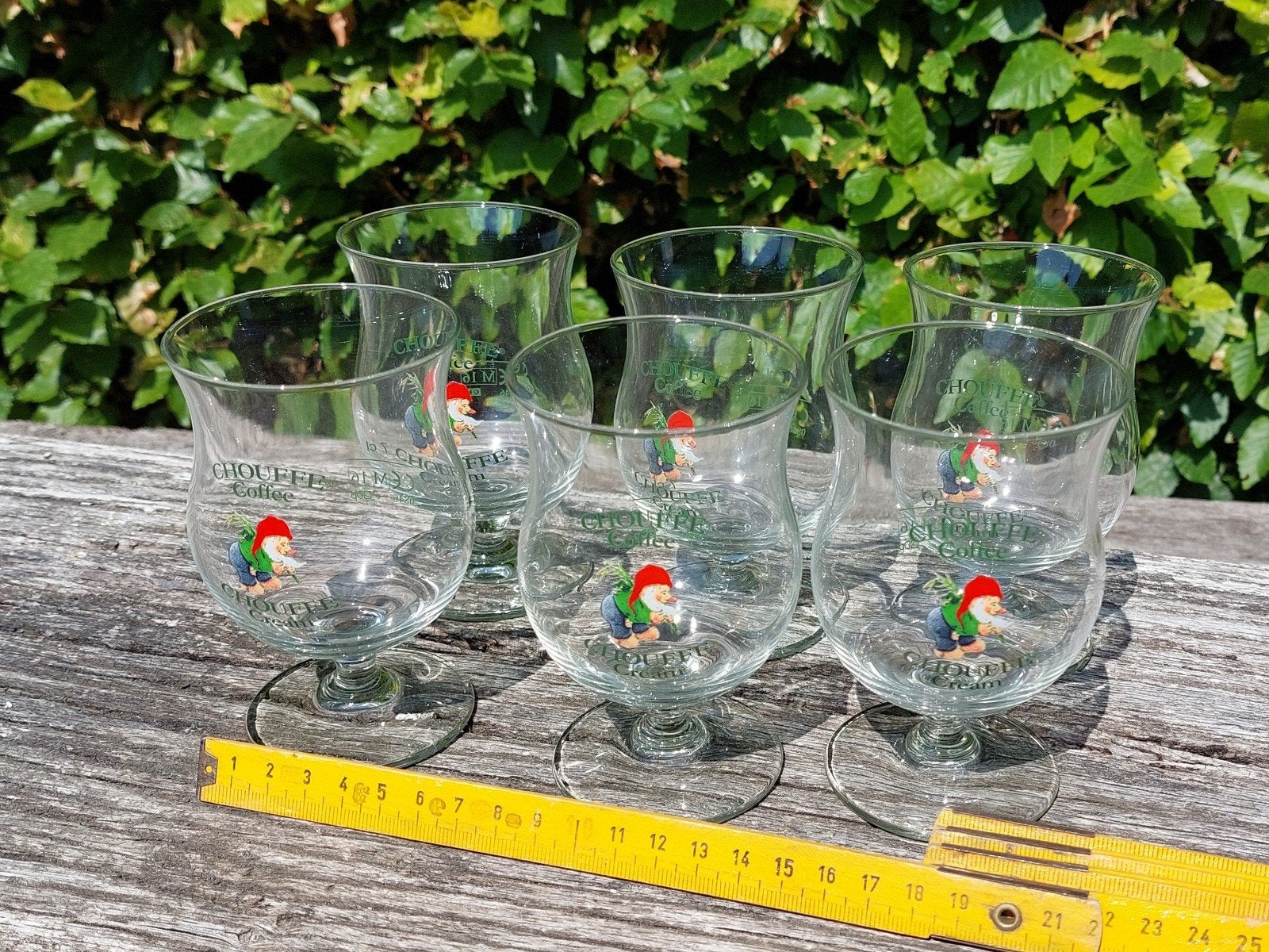6 Chouffe Coffee glazen., Ophalen