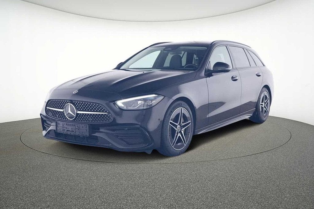 Mercedes-Benz C-Klasse 180 Estate AMG LINE, Auto's, Automaat, 4 cilinders, Zwart, 5 deurs