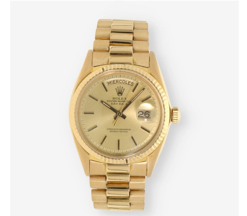 Rolex Day Date 1803 President. Goud 18k, Handtassen en Accessoires, Ophalen of Verzenden, Goud, Goud, Rolex