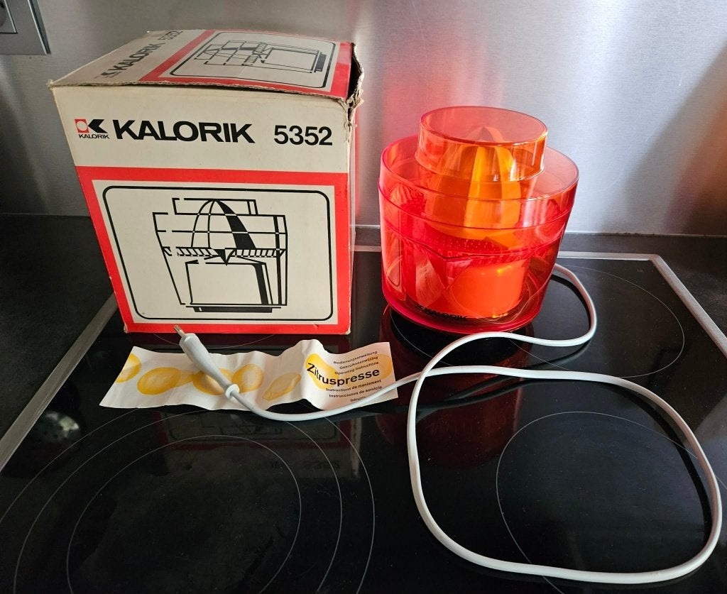 Presse agrumes KALORIK Vintage orange citron, Electroménager, Enlèvement, Comme neuf, Électrique, Presse-agrume