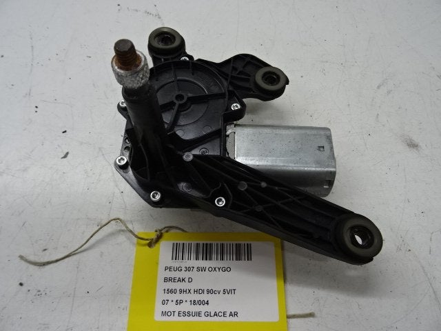 MOTEUR ESSUIE-GLACE ARRIÈRE 307 SW (3H) (9640961380), Autos : Pièces & Accessoires, Utilisé, Peugeot