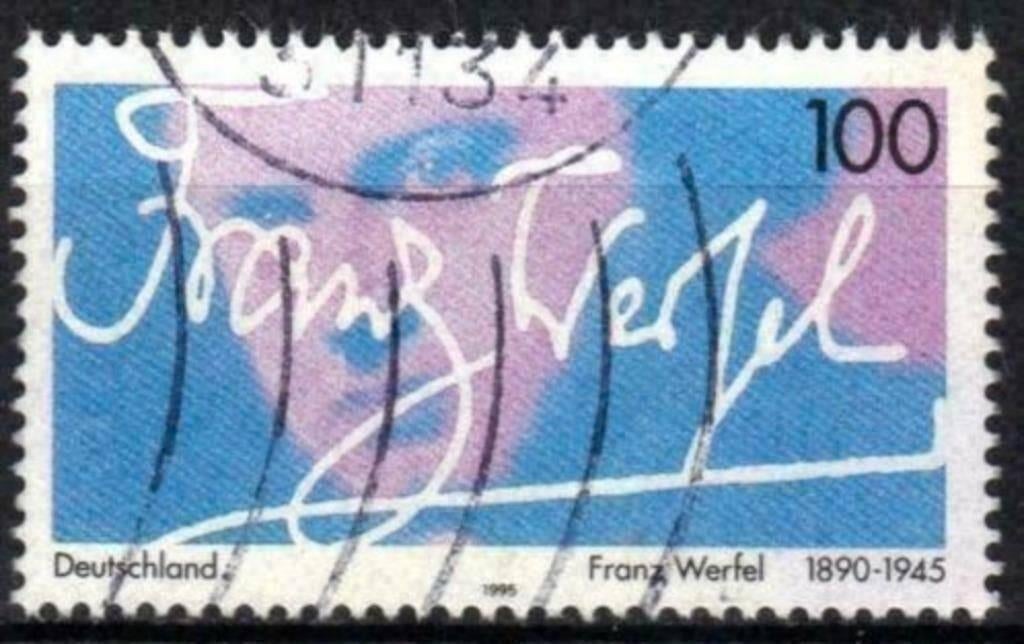 Allemagne 1995 - Yvert 1645 - Franz Werfel (ST), Timbres & Monnaies, Timbres | Europe | Allemagne, Envoi, Affranchi