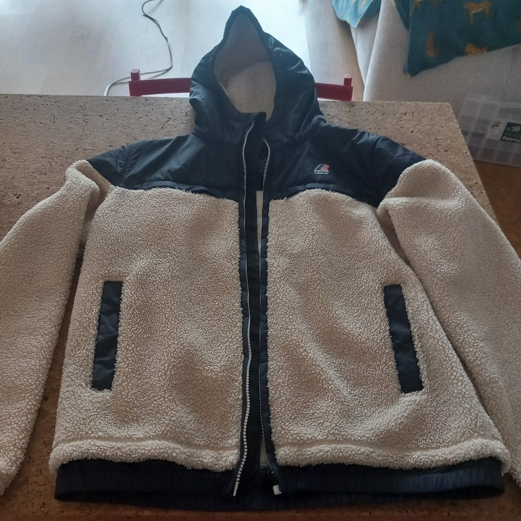 K-Way Winterjas (met wollen details) Maat XS, Vêtements | Femmes, Vestes | Hiver, Porté, Taille 34 (XS) ou plus petite, Enlèvement ou Envoi