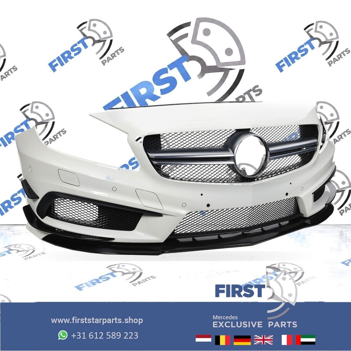 W176 A45 AMG VOORBUMPER COMPLEET AERO PAKKET Mercedes A Klas, Utilisé, -, Avant, -