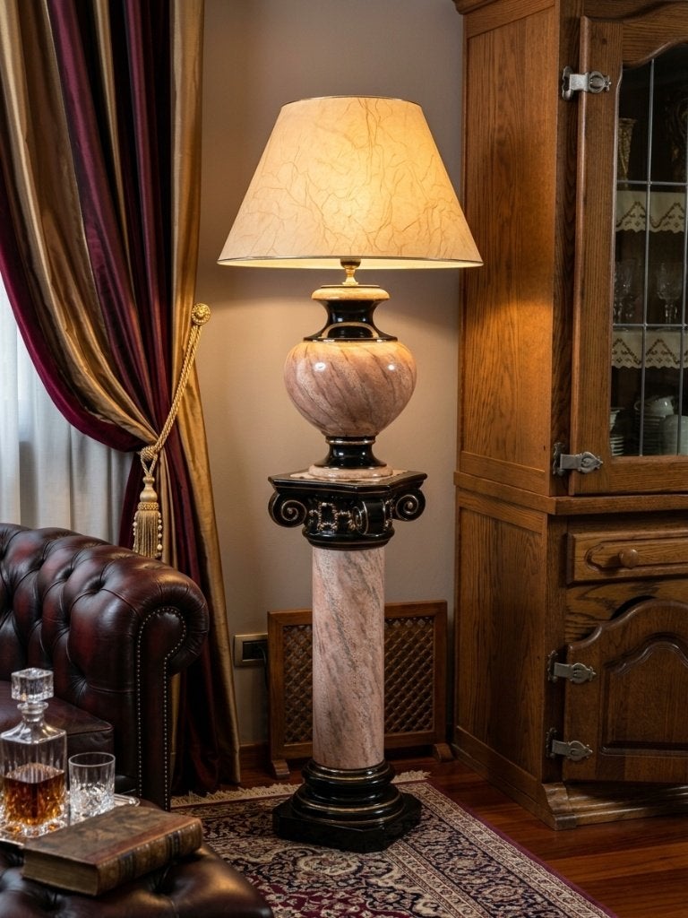 Lampe de Salon sur Colonne - Comme neuve, Enlèvement, Comme neuf, Néoclassique / Hollywood Regency, 150 à 200 cm