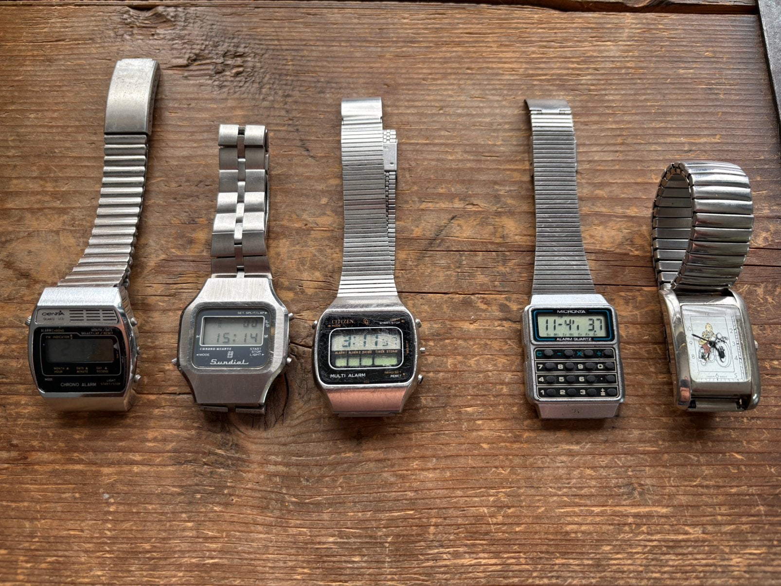 LOT de 5 montres vintage collector CITIZEN + autres LOT, Enlèvement ou Envoi, Citizen