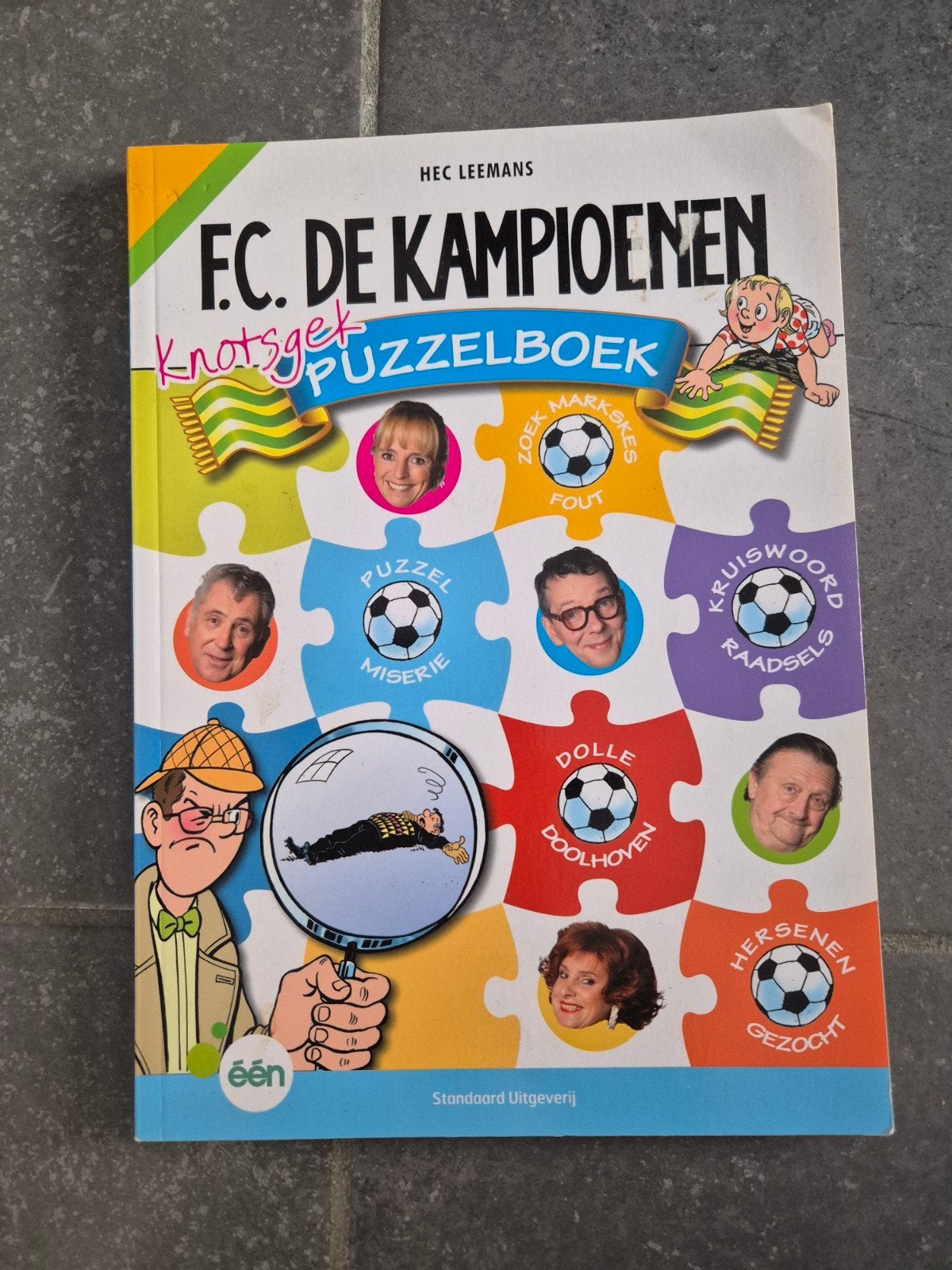 FC De Kampioenen- knotsgek puzzelboek, Ophalen, Zo goed als nieuw, Puzzelboek