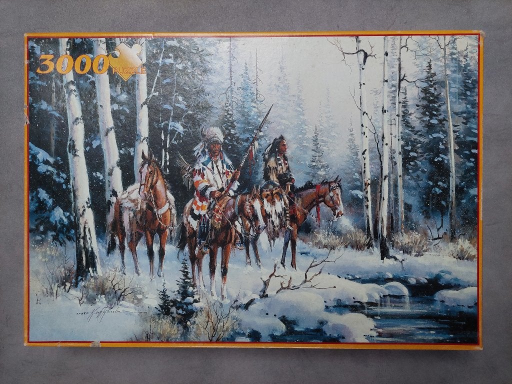 Puzzel Indianen 3000st, Ophalen, Meer dan 1500 stukjes, Zo goed als nieuw, Legpuzzel
