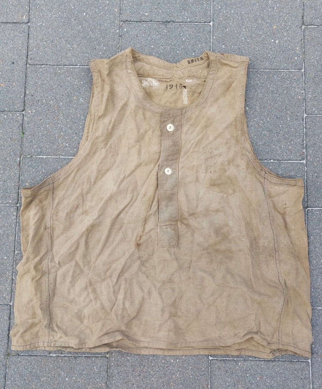 Britse WO1 Army loopgraven singlet, Ophalen of Verzenden