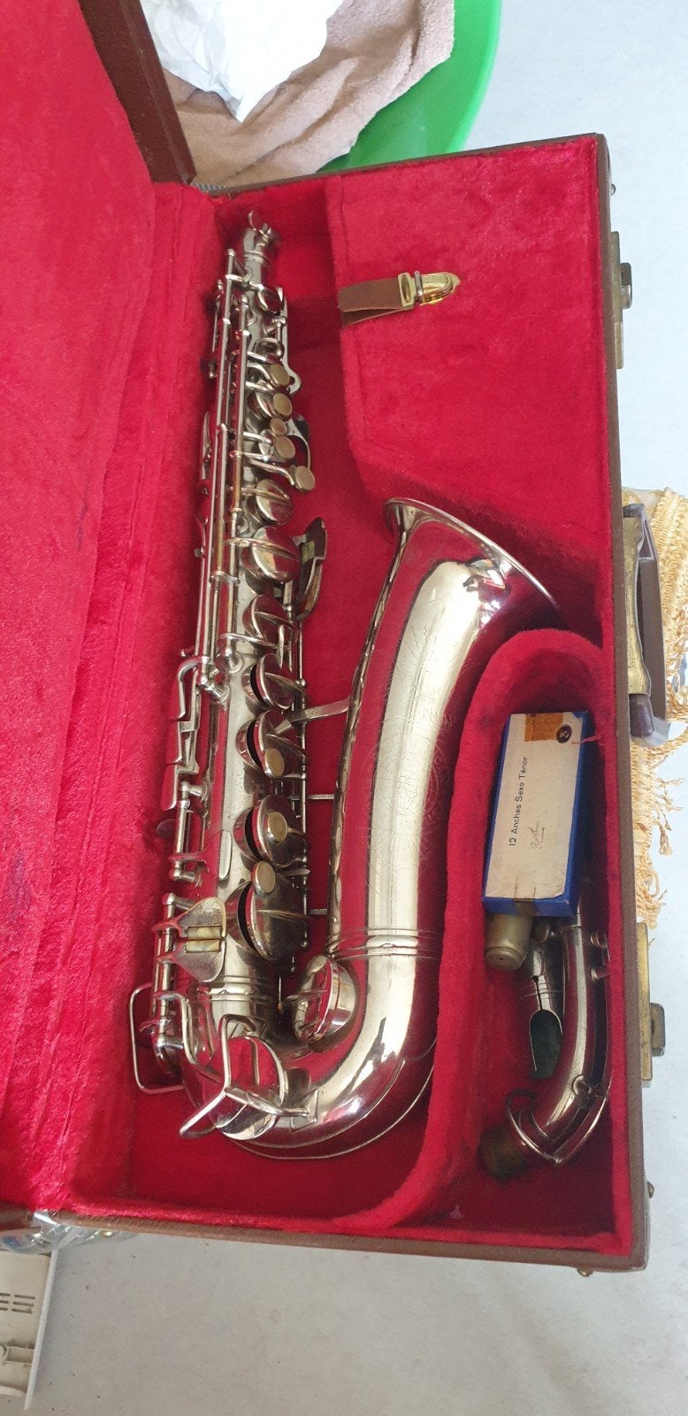 Vintage Saxofoon Elkhart, Pan-American, Muziek en Instrumenten, Blaasinstrumenten | Saxofoons, Ophalen, Alt