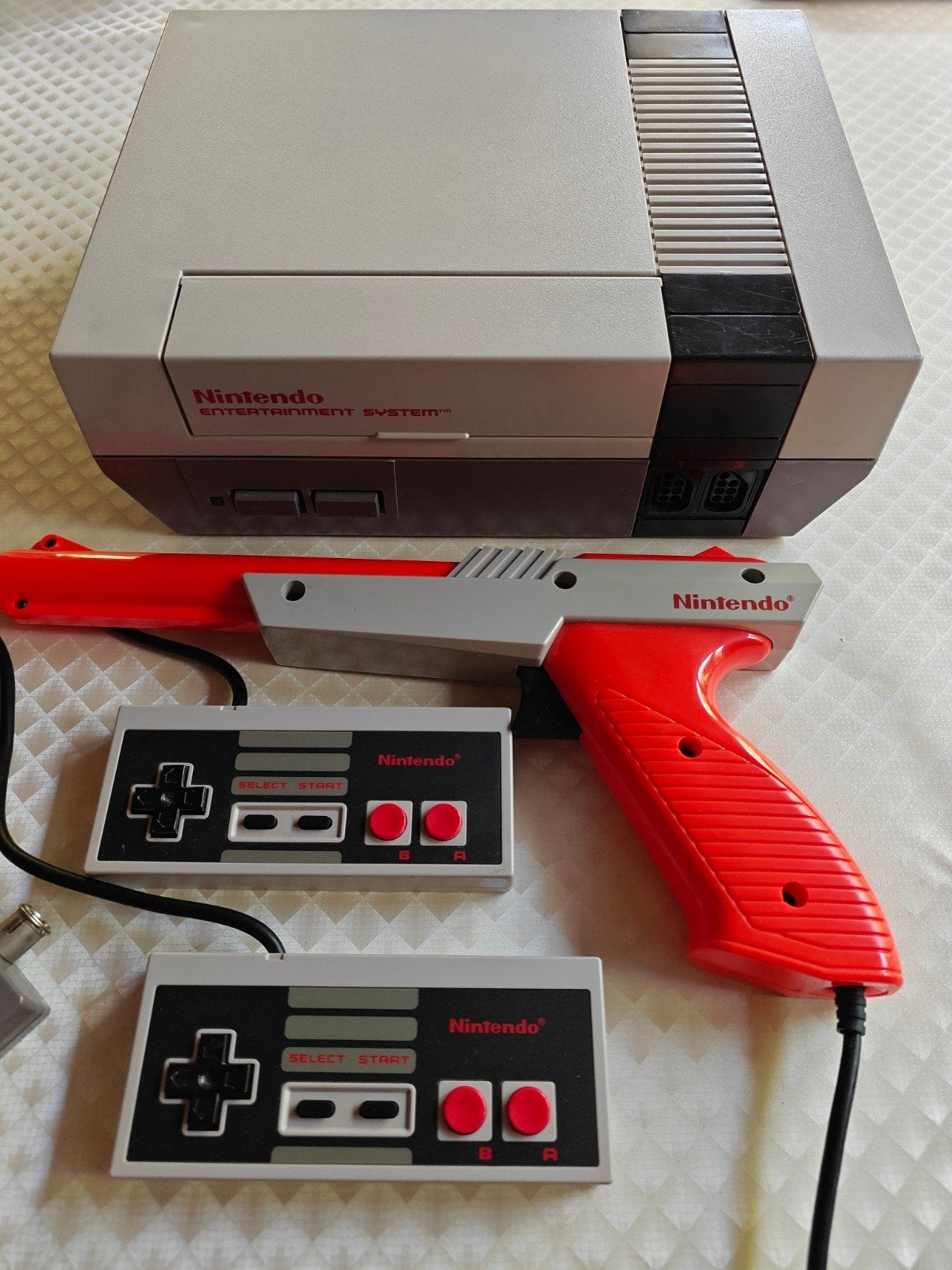 Nintendo NES console - compleet, Games en Spelcomputers, Spelcomputers | Nintendo NES, Ophalen of Verzenden, Met 2 controllers