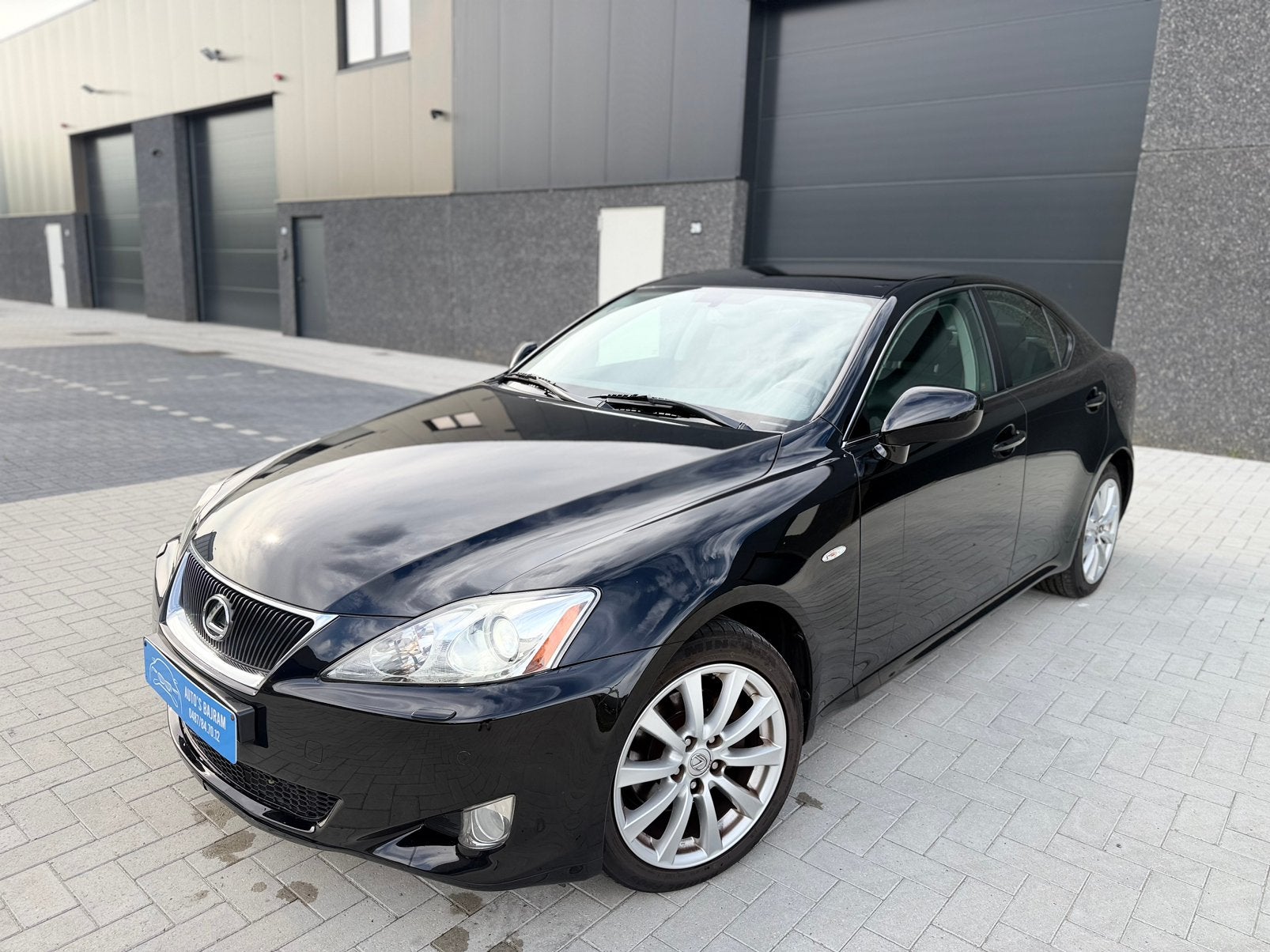 Lexus IS220 D 2008 143.385km Zeer Proper!!, Auto's, Voorwielaandrijving, Zwart, Zwart, Leder