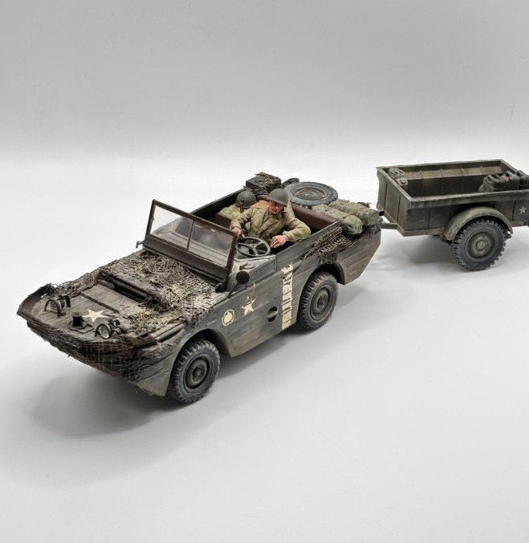 Ford 1:35 - Modèle de véhicule militaire américain - Amphibi, Enlèvement ou Envoi, Comme neuf