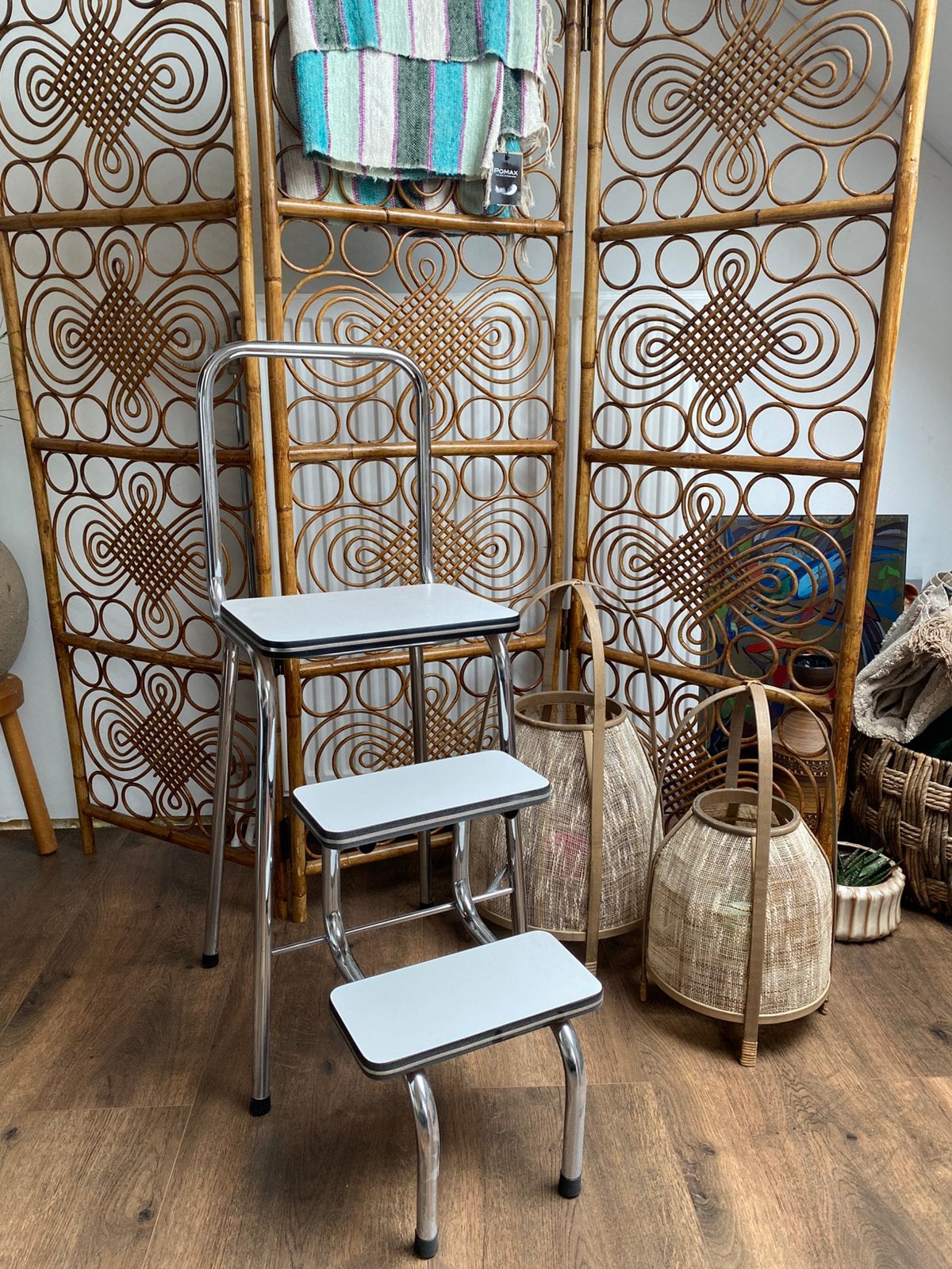 Vintage Brabantia trapladder / plantentafel, Antiek en Kunst, Ophalen