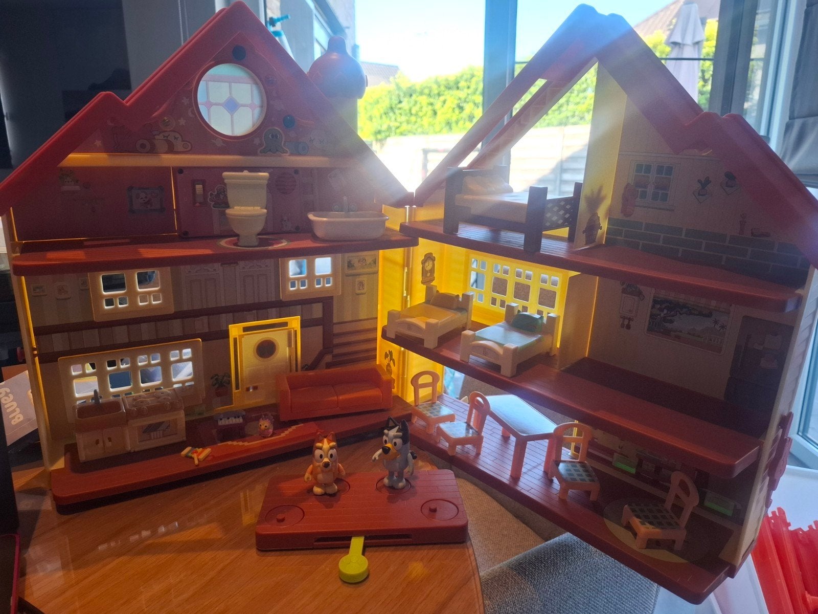 bluey speelhuis inklapbaar met geluid, Enlèvement ou Envoi, Comme neuf