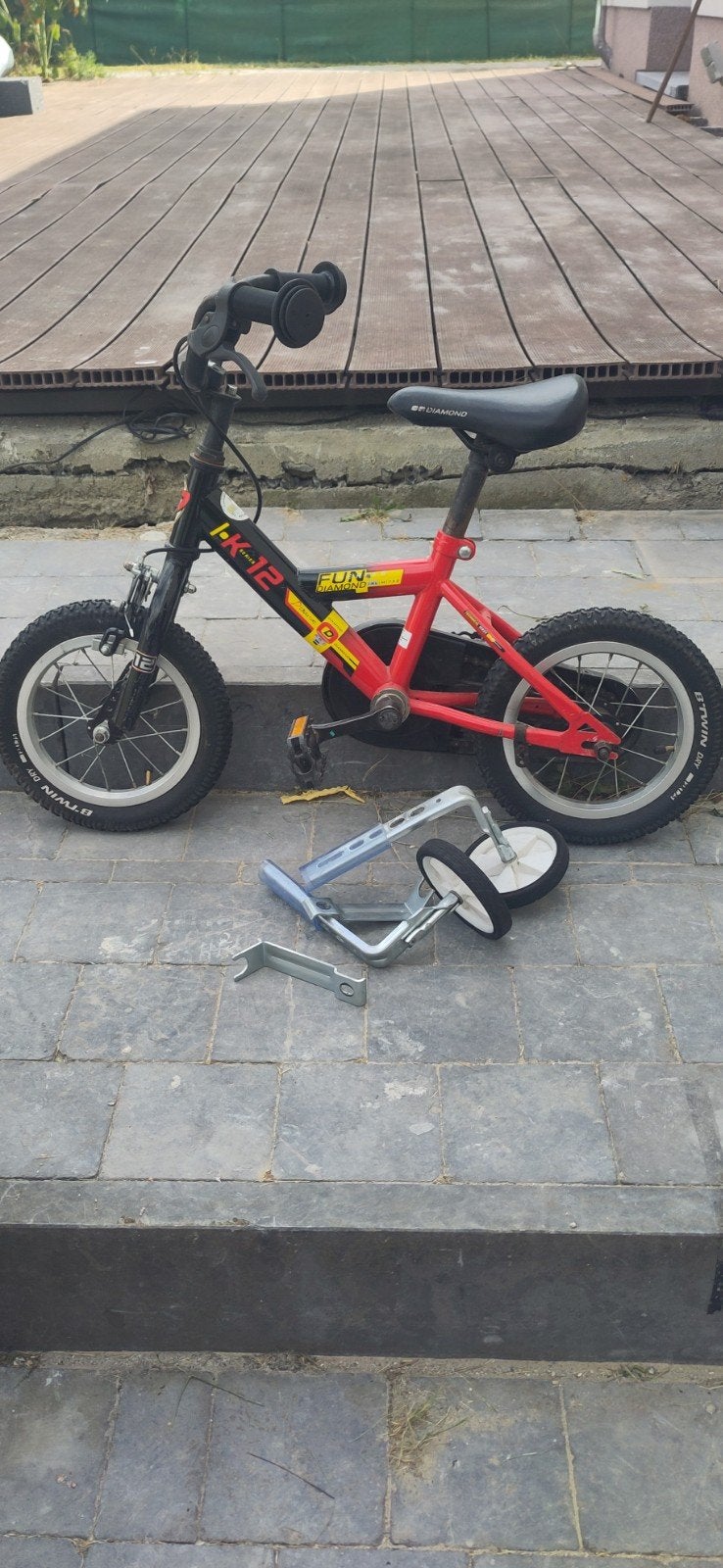 Vélo 12 pouces, Enlèvement