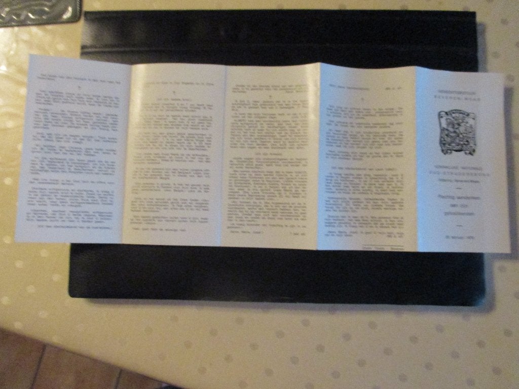 Oorlogsslachtoffers Kon.Nat.Oudstrijders BEVEREN-WAAS 1976., Verzamelen, Bidprentjes en Rouwkaarten, Verzenden, Rouwkaart