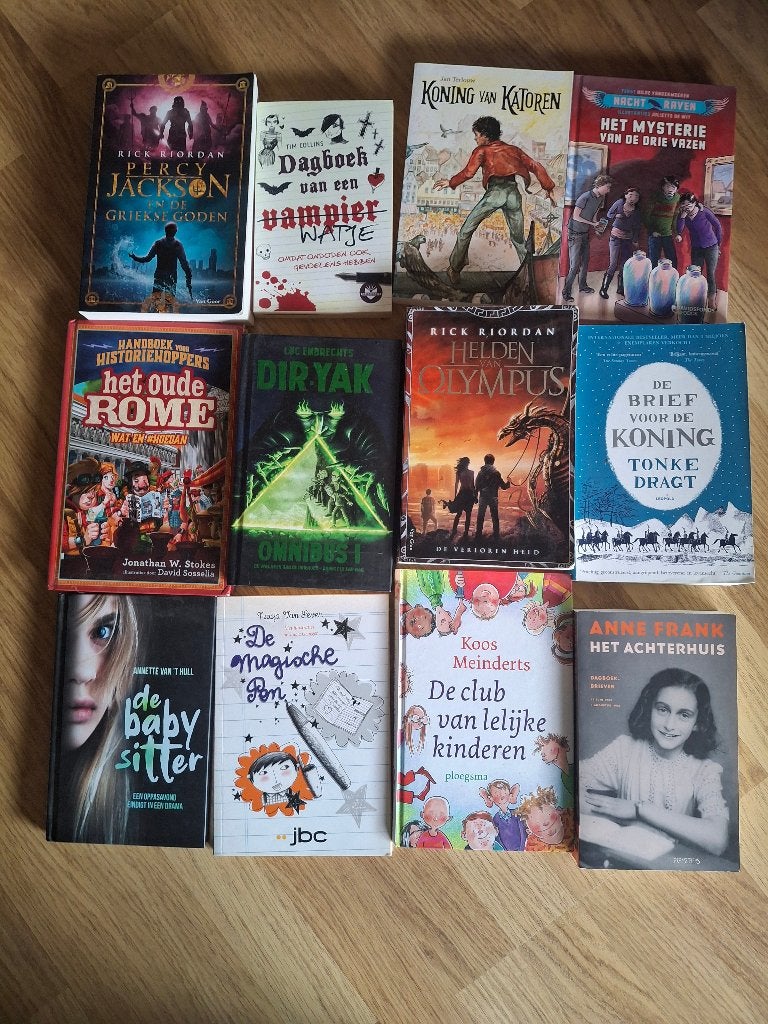 11 jeugdboeken in goede staat Percy Jackson, Tonke Dragt,.., Ophalen, Gelezen, Fictie