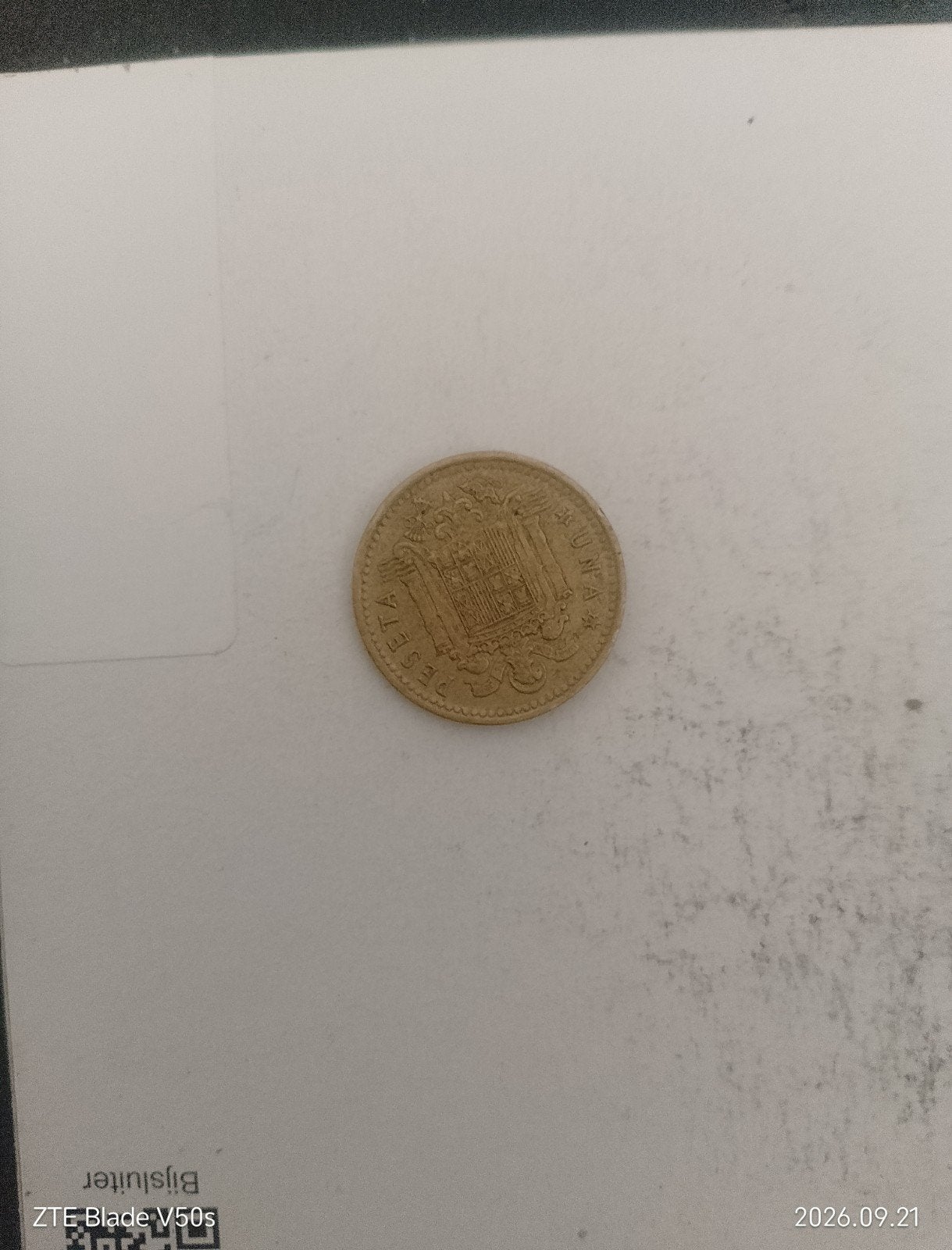 pièce de monnaie, Enlèvement ou Envoi